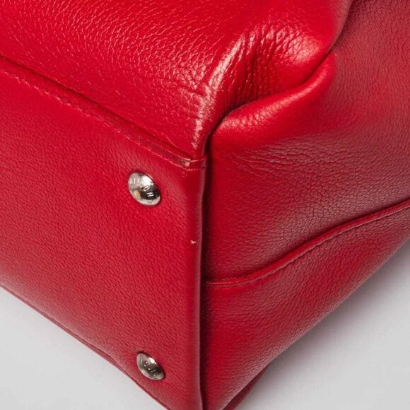 Louis Vuitton Rubis Pebbled Leather Lockmeto Bag - Picture 3 of 12